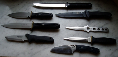 couteaux fixes divers
