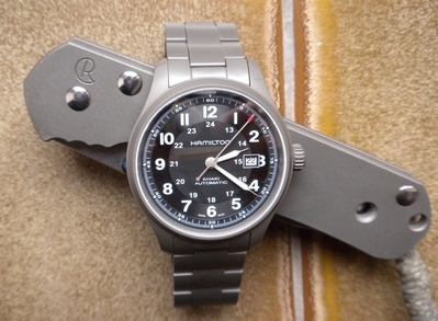 Hamilton Khaki Titanium et Sebenza