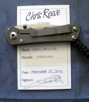 Couteau Chris Reeve Inkosi