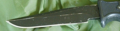 Lame use du couteau Gerber Patriot