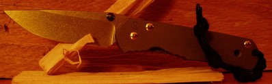Chris Reeve Sebenza coupe du bois